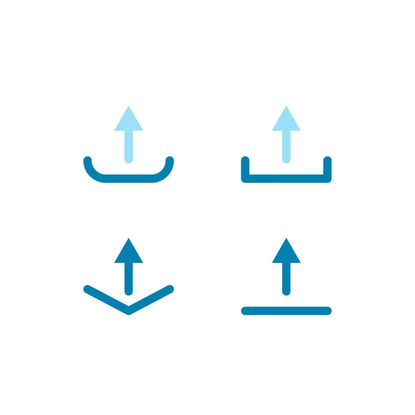 Illustration Vektorgrafik Des Upload Symbols Fit Für Website Technologie Internet — Stockvektor