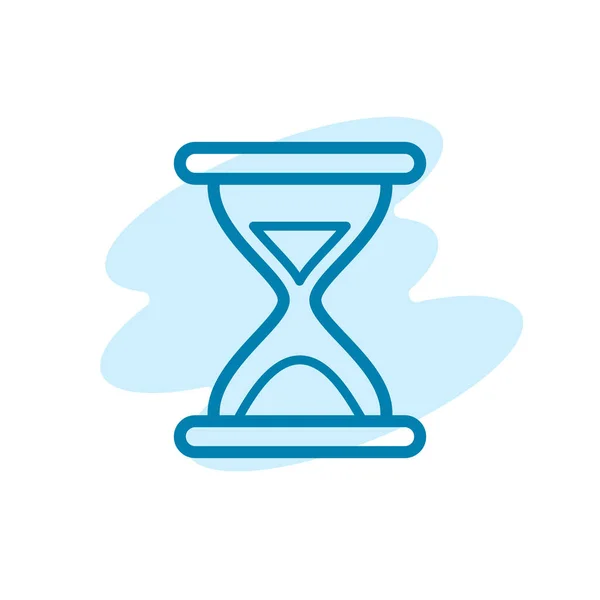 Illustration Vektorgrafik Des Sanduhrsymbols Fit Für Uhr Uhr Countdown Deadline — Stockvektor