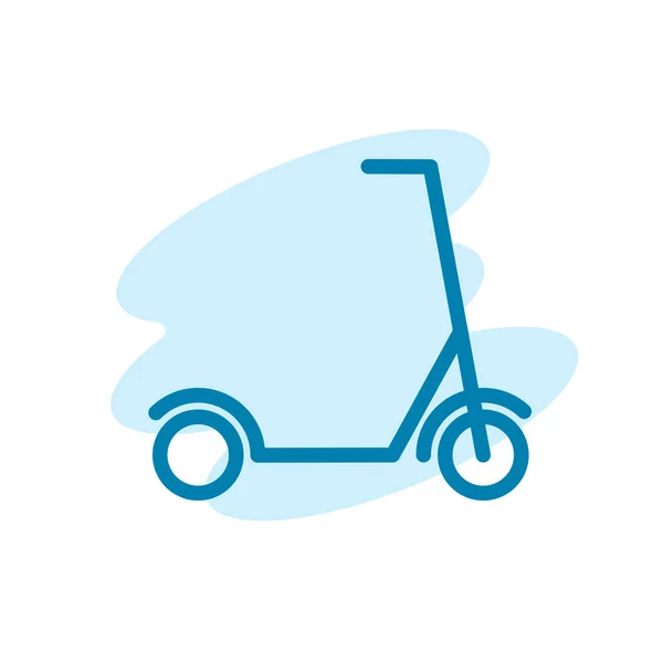 Icono Scooter Plantilla Diseño Gráfico Vectorial Ilustración — Vector de stock