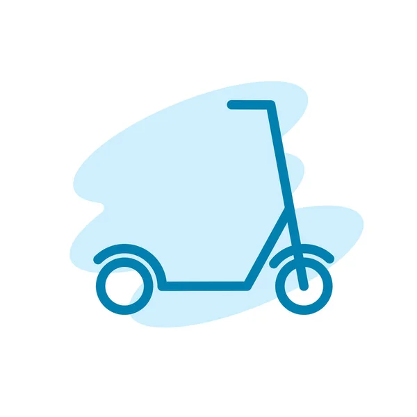 Icono Scooter Plantilla Diseño Gráfico Vectorial Ilustración — Vector de stock