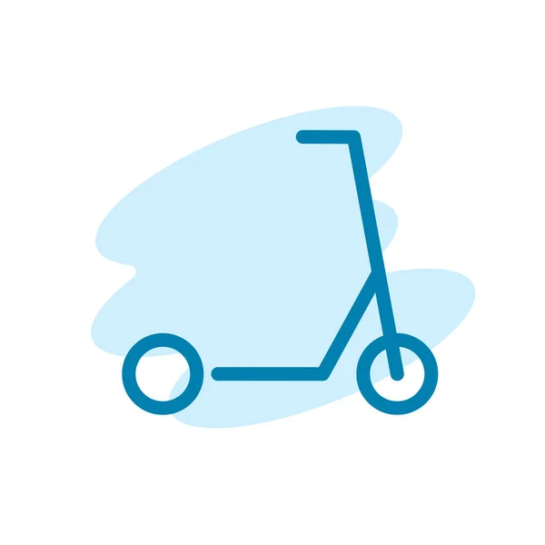 Icono Scooter Plantilla Diseño Gráfico Vectorial Ilustración — Vector de stock