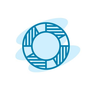 Cankurtaran simgesinin görsel vektör grafiği. Yardım için uygun, cankurtaran, kurtarma vs..