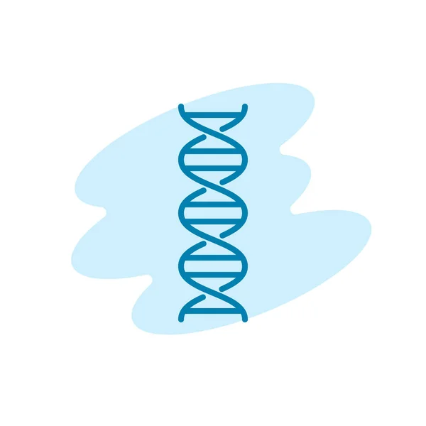 Векторна Графіка Ікони Днк Приставка Науки Генетики Біології — стоковий вектор