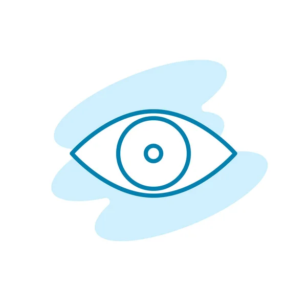 Иллюстрация Векторная Графика Иконки Глаза Fit Vision Look View Optic — стоковый вектор