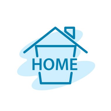 Ev simgesinin İmaj Vektörü grafiği. Ev için uygun, gayrimenkul, konut, kulübe, vs..