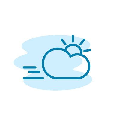 Illustration Vector graphic of fag day icon. Fit for weather, meteorology, season, climate etc.