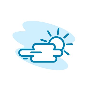 Illustration Vector graphic of fag day icon. Fit for weather, meteorology, season, climate etc.