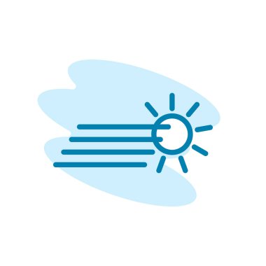 Illustration Vector graphic of fag day icon. Fit for weather, meteorology, season, climate etc.