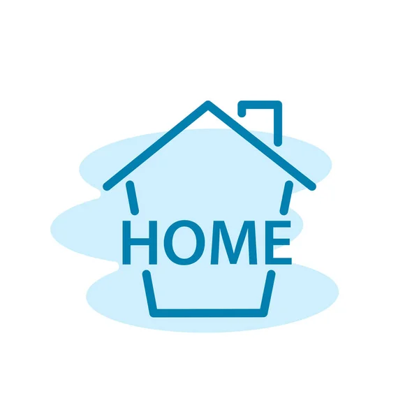 Illustration Vector Graphic Home Icon Fit House Real Estate Residential — Stock Vector