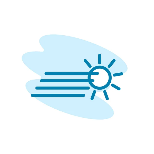Illustration Vector Graphic Fag Day Icon Fit Weather Meteorology Season — ストックベクタ