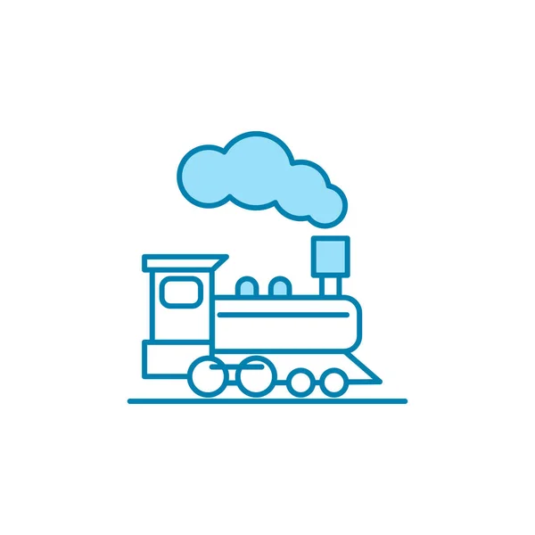 Illustration Vector Graphic Train Icon Fit Transportation Subway Railway Etc — Stock Vector