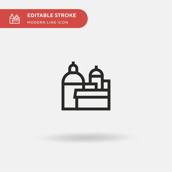 Rome Eenvoudig Vectoricoon Illustratie Symbool Ontwerp Sjabloon Voor Web Mobiele — Stockvector