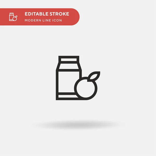 Milk Simple Vektor Symbol Illustration Symbol Design Vorlage Für Web — Stockvektor