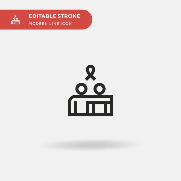 Hug Simple Vector Icon Illustration Symbol Design Template Web Mobile — Stock Vector