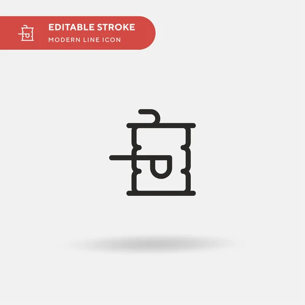 Milk Bottle Simple Vector Icon Illustration Symbol Design Template Web — Stock Vector