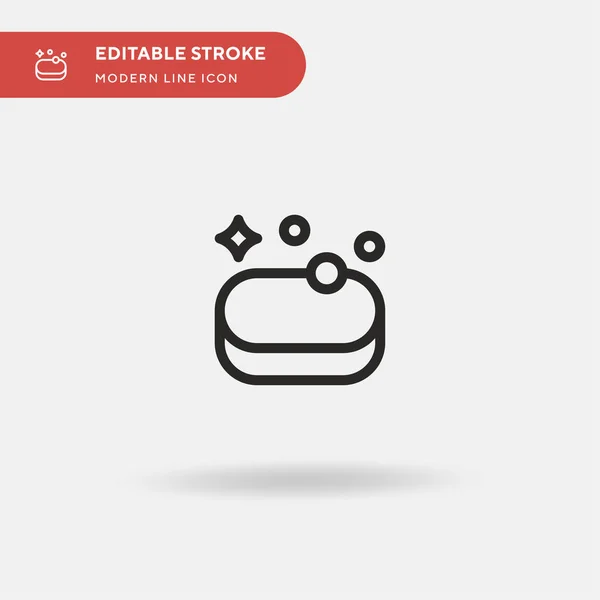 Soap Simple Vector Icon Illustration Symbol Design Template Web Mobile — Stock Vector