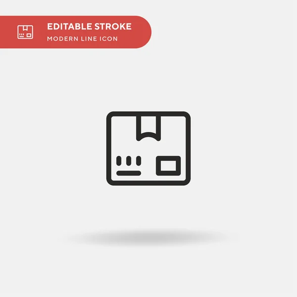 Verpackung Einfaches Vektor Symbol Illustration Symbol Design Vorlage Für Web — Stockvektor