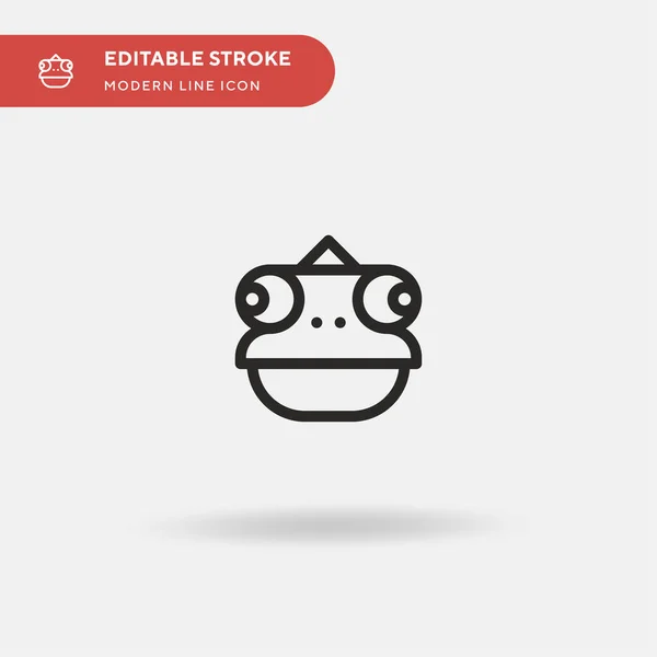 Chameleon Einfaches Vektor Symbol Illustration Symbol Design Vorlage Für Web — Stockvektor