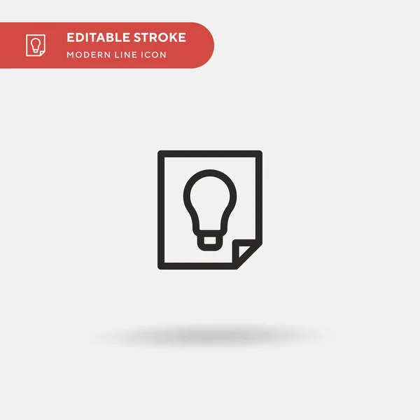 Idee Einfaches Vektor Symbol Illustration Symbol Design Vorlage Für Web — Stockvektor