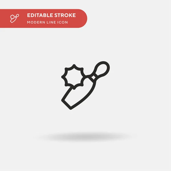Bowling Pin Einfaches Vektorsymbol Illustration Symbol Design Vorlage Für Web — Stockvektor