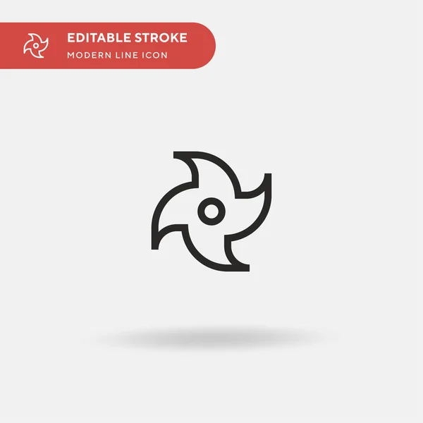 Cyclone Simple Vector Icon Illustration Symbol Design Template Web Mobile — Stock Vector