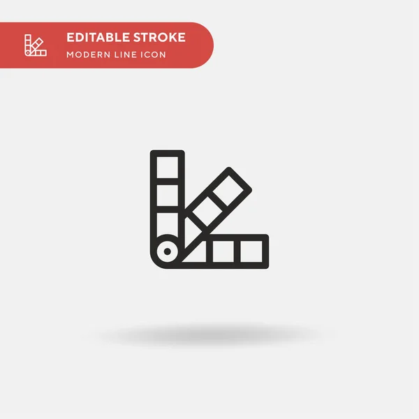 Pantone Simple Vektor Symbol Illustration Symbol Design Vorlage Für Web — Stockvektor