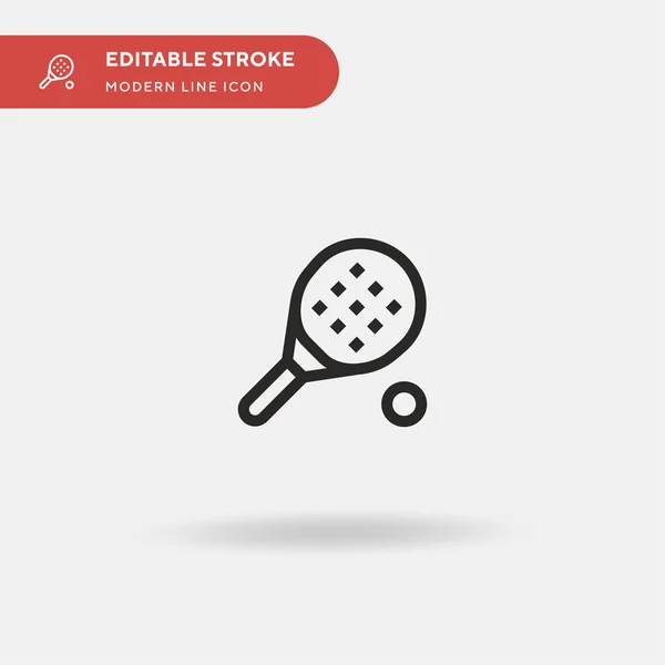 Paddle Einfaches Vektor Symbol Illustration Symbol Design Vorlage Für Web — Stockvektor