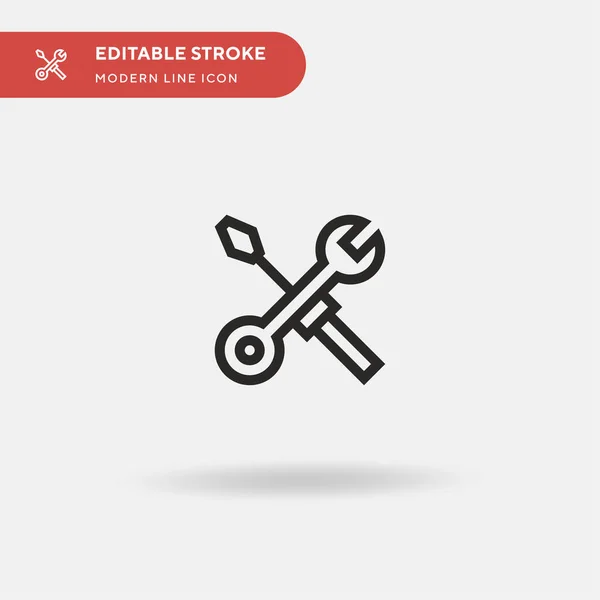 Werkzeuge Und Utensilien Einfaches Vektorsymbol Illustration Symbol Design Vorlage Für — Stockvektor