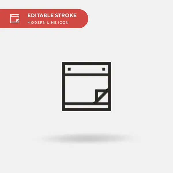 Kalender Einfaches Vektor Symbol Illustration Symbol Design Vorlage Für Web — Stockvektor