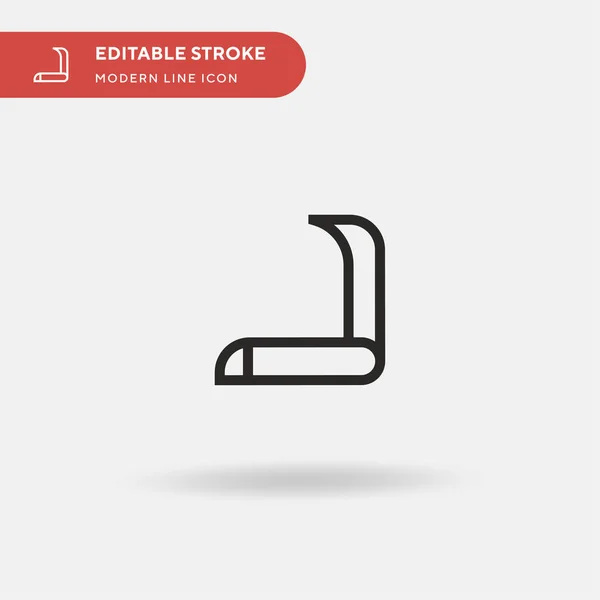 Razor Blade Enkel Vektorikon Illustration Symbol Design Mall För Webb — Stock vektor