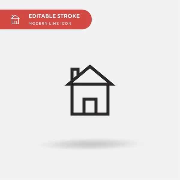 Home Eenvoudige Vector Icoon Illustratie Symbool Ontwerp Sjabloon Voor Web — Stockvector