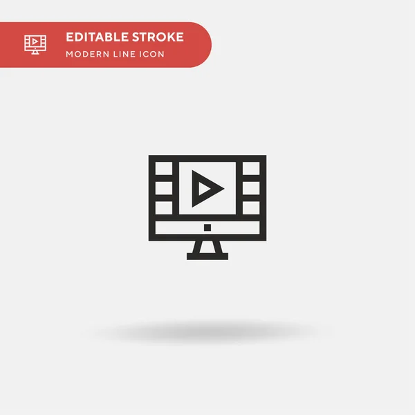 Publicidade Ícone Vetorial Simples Modelo Design Símbolo Ilustração Para Elemento —  Vetores de Stock