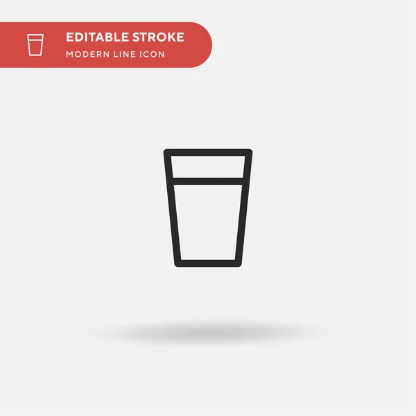 Wasser Einfaches Vektor Symbol Illustration Symbol Design Vorlage Für Web — Stockvektor