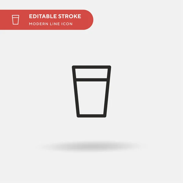 Agua Icono Vector Simple Plantilla Diseño Símbolo Ilustración Para Elemento — Archivo Imágenes Vectoriales