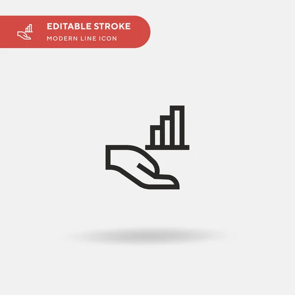 Groei Eenvoudig Vectoricoon Illustratie Symbool Ontwerp Sjabloon Voor Web Mobiele — Stockvector