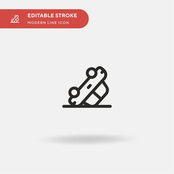 Unfall Einfaches Vektorsymbol Illustration Symbol Design Vorlage Für Web Mobile — Stockvektor