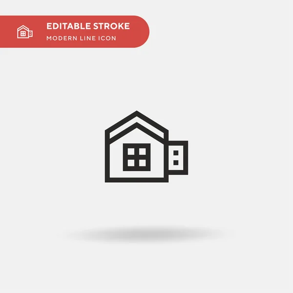 Smarthome Ícone Vetorial Simples Modelo Design Símbolo Ilustração Para Elemento —  Vetores de Stock