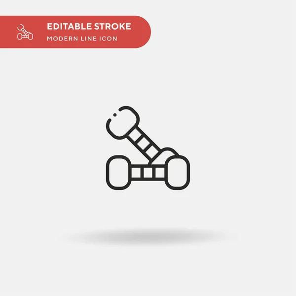 Gewichte Einfaches Vektorsymbol Illustration Symbol Design Vorlage Für Web Mobile — Stockvektor