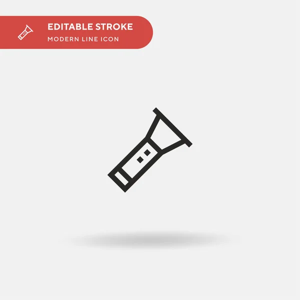 Laterne Einfaches Vektor Symbol Illustration Symbol Design Vorlage Für Web — Stockvektor