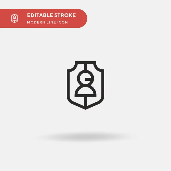 Versicherung Einfaches Vektor Symbol Illustration Symbol Design Vorlage Für Web — Stockvektor