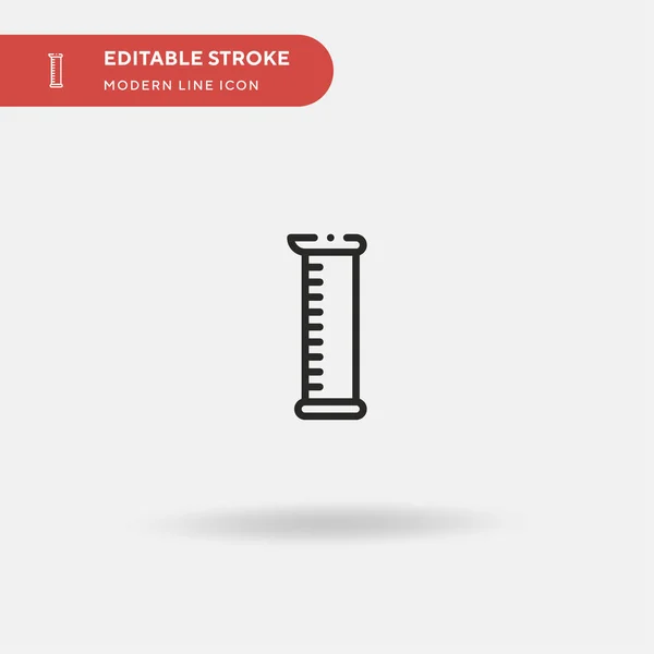 Cylinder Prosta Ikona Wektora Wzór Symbolu Ilustracji Dla Mobilnego Elementu — Wektor stockowy
