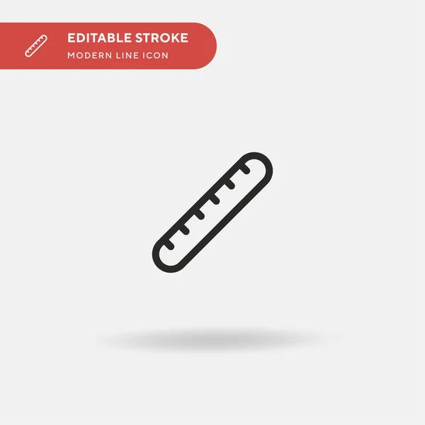Baguette Einfaches Vektorsymbol Illustration Symbol Design Vorlage Für Web Mobile — Stockvektor