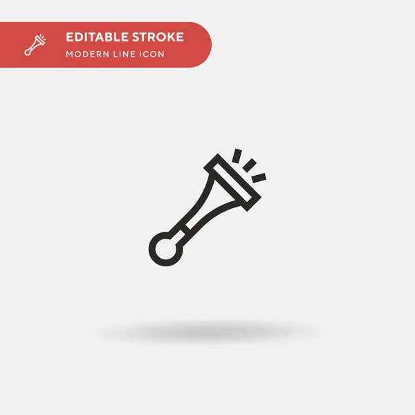 Trumpet Simple Vektor Icon Illustration Symbol Design Vorlage Für Web — Stockvektor