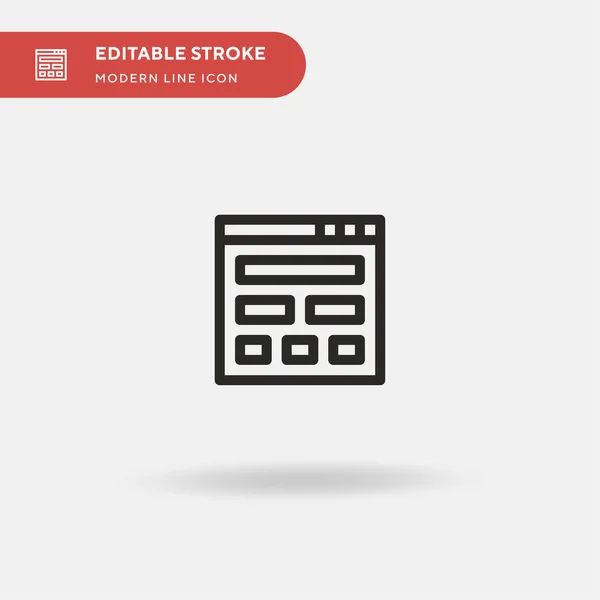 Fluido Ícone Vetorial Simples Modelo Design Símbolo Ilustração Para Elemento —  Vetores de Stock