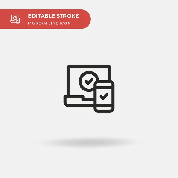 Icono Vector Simple Múltiple Plantilla Diseño Símbolo Ilustración Para Elemento — Vector de stock