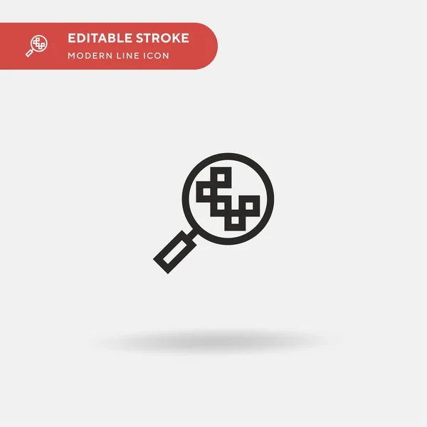 Research Simple Vector Icon Illustration Symbol Design Template Web Mobile — Stock Vector