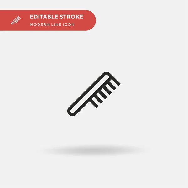 Brush Simple Vector Icon Illustration Symbol Design Template Web Mobile — Stock Vector
