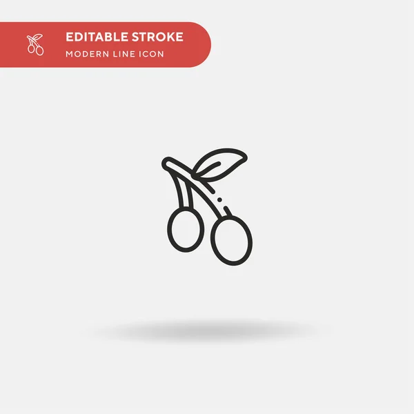 Olive Einfaches Vektorsymbol Illustration Symbol Design Vorlage Für Web Mobile — Stockvektor