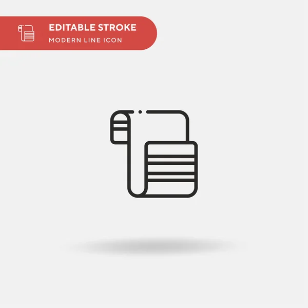 Towel Simple Vector Icon Illustration Symbol Design Template Web Mobile — Stock Vector