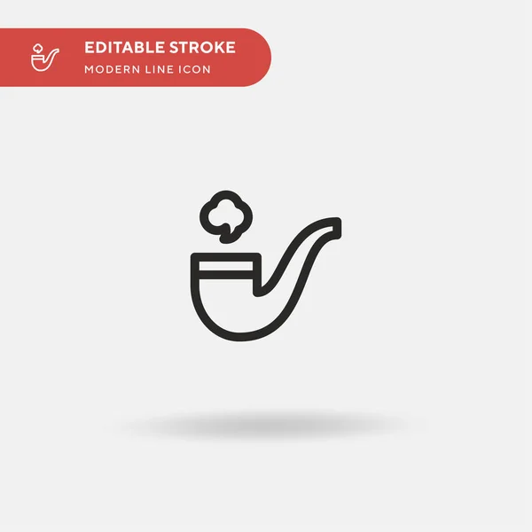 Pipe Simple Vektor Symbol Illustration Symbol Design Vorlage Für Web — Stockvektor